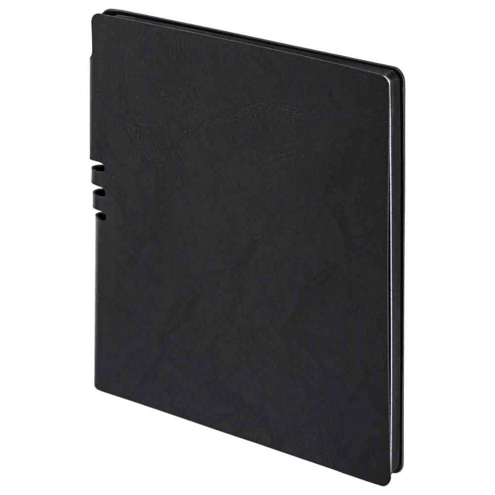 Набор из 2 шт, Тетрадь А5 (175х215 мм), Brauberg NEBRASKA, 96 л., под кожу, черный