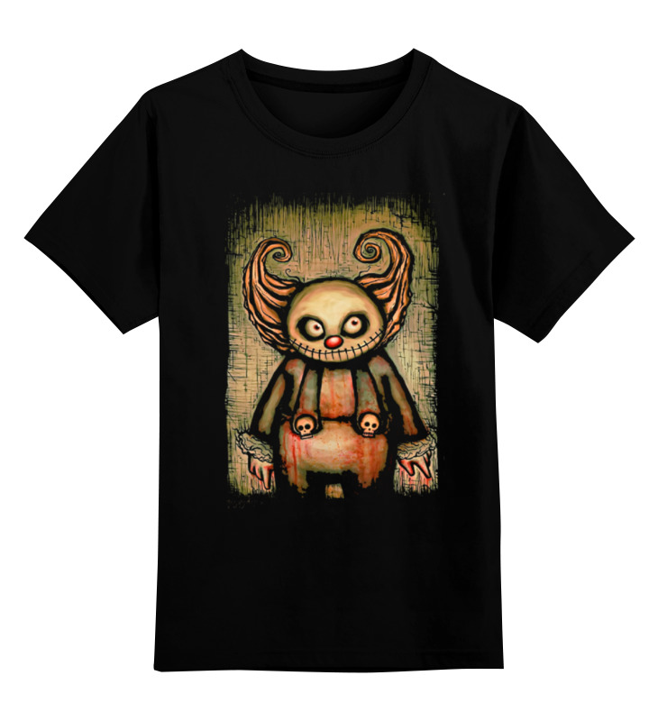 

Детская футболка классическая Printio Evil clown, р. 152, Черный, 0000000678087