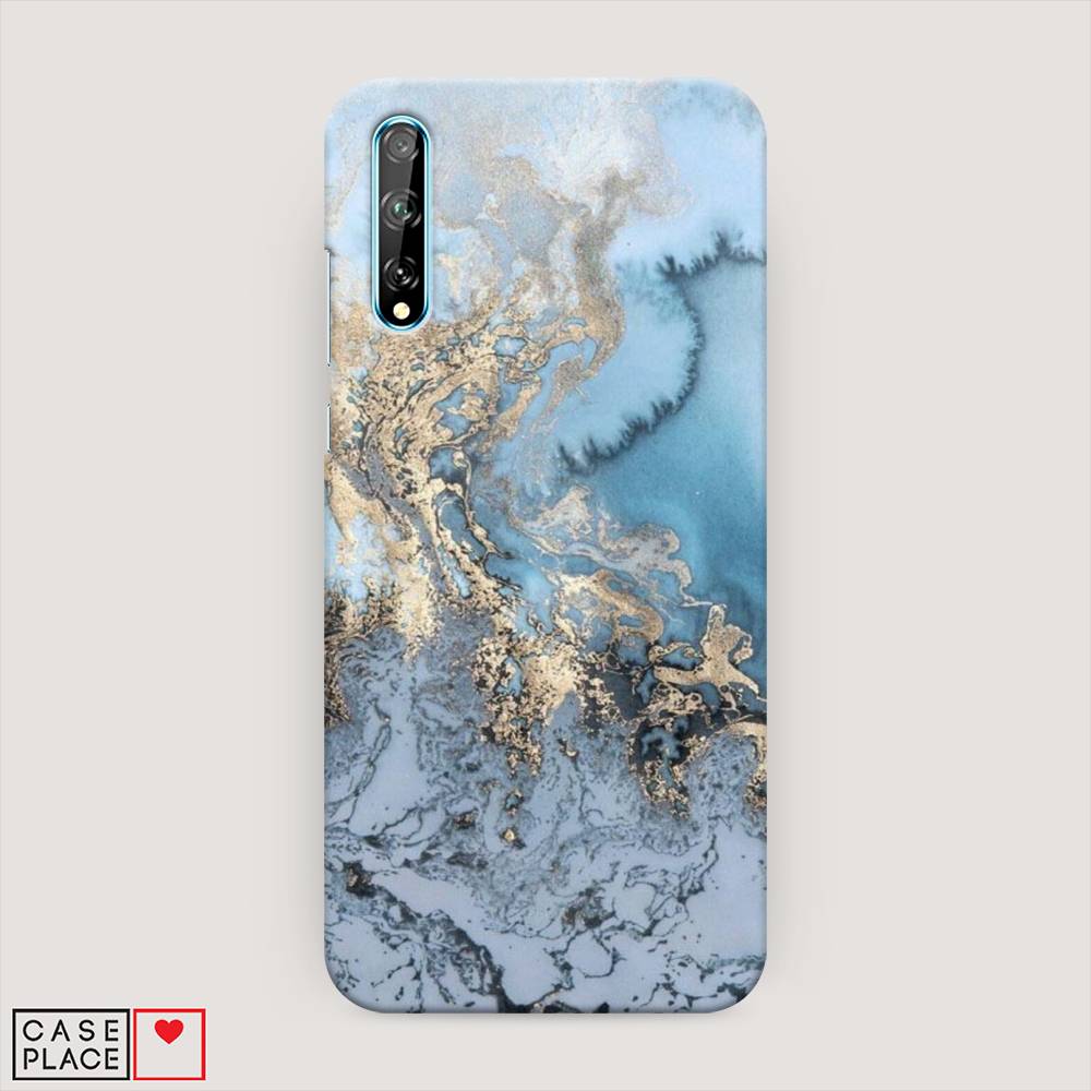 

Чехол Awog "Морозная лавина синяя" для Huawei P Smart S