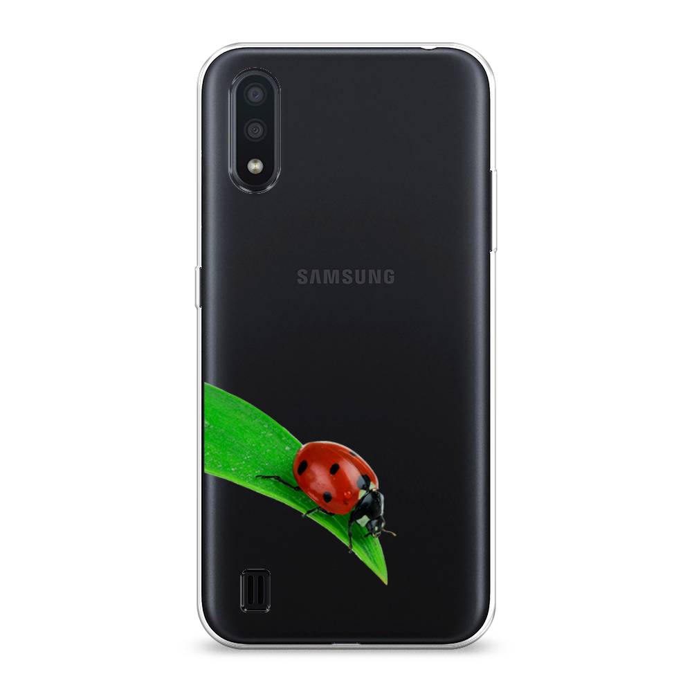 

Чехол Awog на Samsung Galaxy A01 "На счастье", Разноцветный, 29550-1