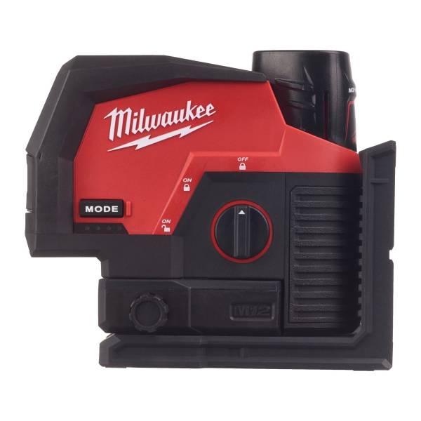 фото Аккумуляторный линейно-точечный лазерный нивелир milwaukee m12 cllp-301c, 4933478100