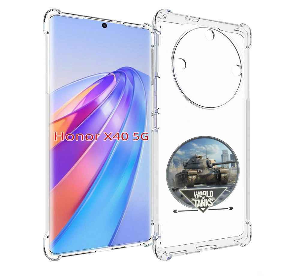 

Чехол MyPads Мир танков для Honor X40, Прозрачный, Tocco