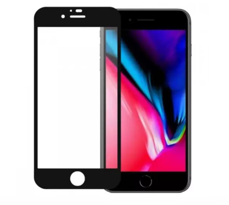 Защитное стекло Pero Для iPhone 7/8/SE 2020, Black (PGFGP-I7/8/SE)