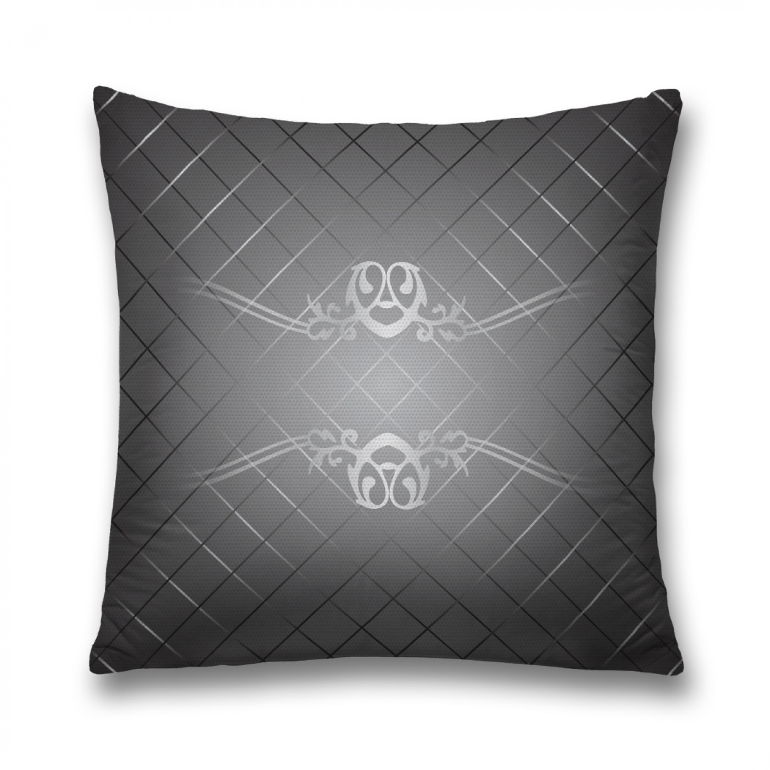 

Наволочка декоративная JoyArty "Блеск узора" на молнии, 45x45 см, Серый, Блеск узора