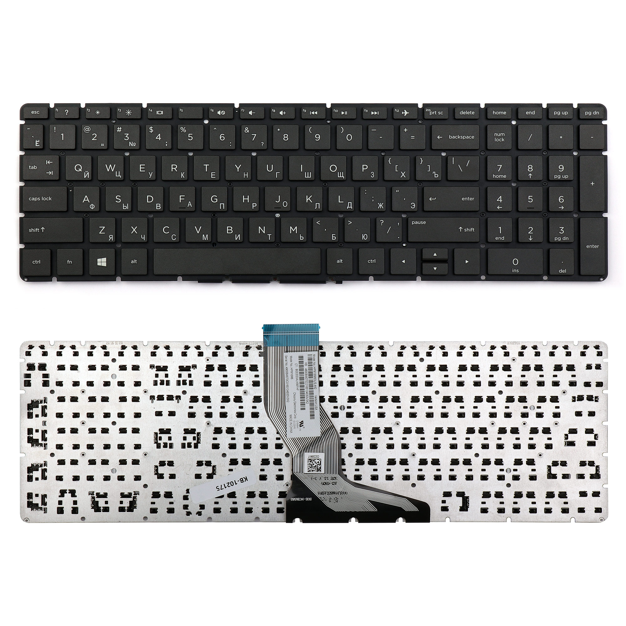 Клавиатура TopON для ноутбука HP Pavilion 250 G6, 255 G6, 258 G6 Series