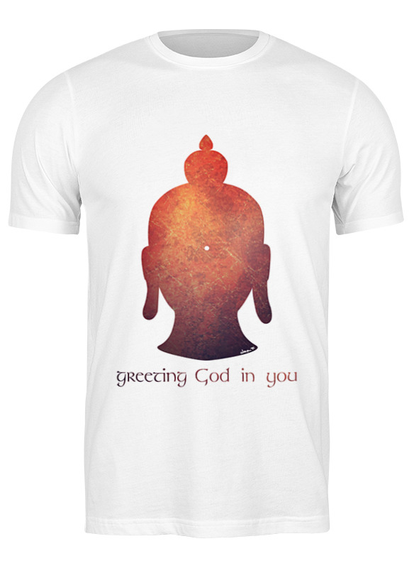 

Футболка мужская Printio Buddha белая L, Белый, Buddha