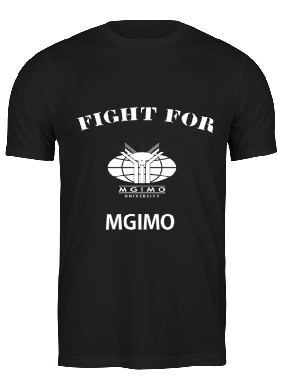 

Футболка мужская Printio Fight for mgimo черная L, Черный, Fight for mgimo