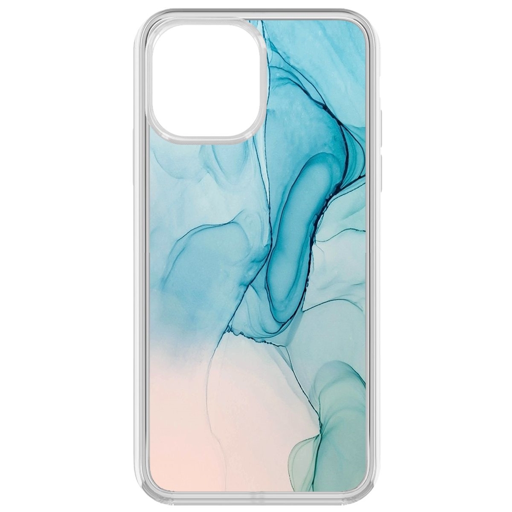 

Чехол-накладка Krutoff Clear Case Абстракт разводы для iPhone 13 Pro Max, Прозрачный