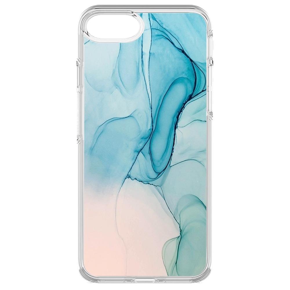 

Чехол-накладка Krutoff Clear Case Абстракт разводы для iPhone 7/8/SE, Прозрачный