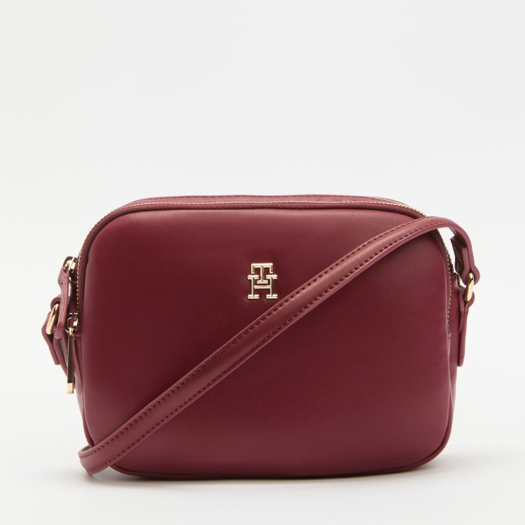 

Сумка женская Tommy Hilfiger AW0AW15235 красная, Красный, AW0AW15235