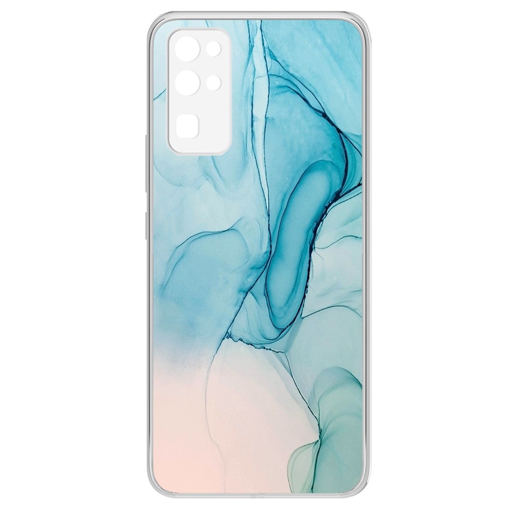 

Чехол-накладка Krutoff Clear Case Абстракт разводы для Honor 30