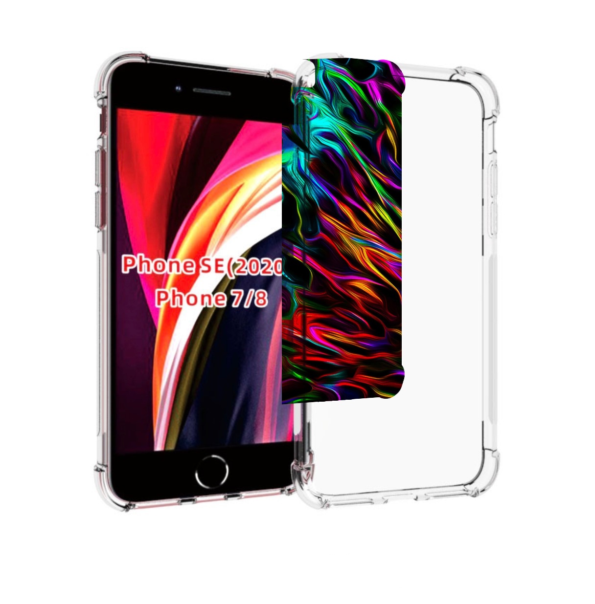 

Чехол MyPads Бензин для iPhone 7 4.7 / iPhone 8 / iPhone SE 2 (2020), Прозрачный, Tocco