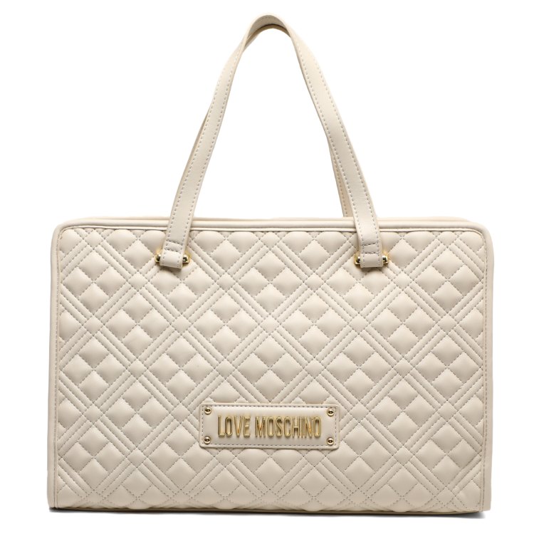 

Сумка женская Love Moschino JC4060PP FW23 молочно-бежевая, Бежевый, JC4060PP FW23