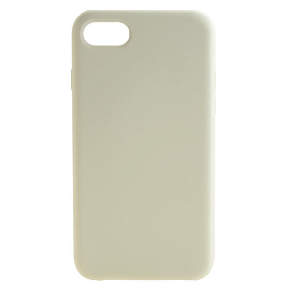 

накладка Silicone Case для iPhone 7/8 4,7 молочная (11) без логотипа, Белый
