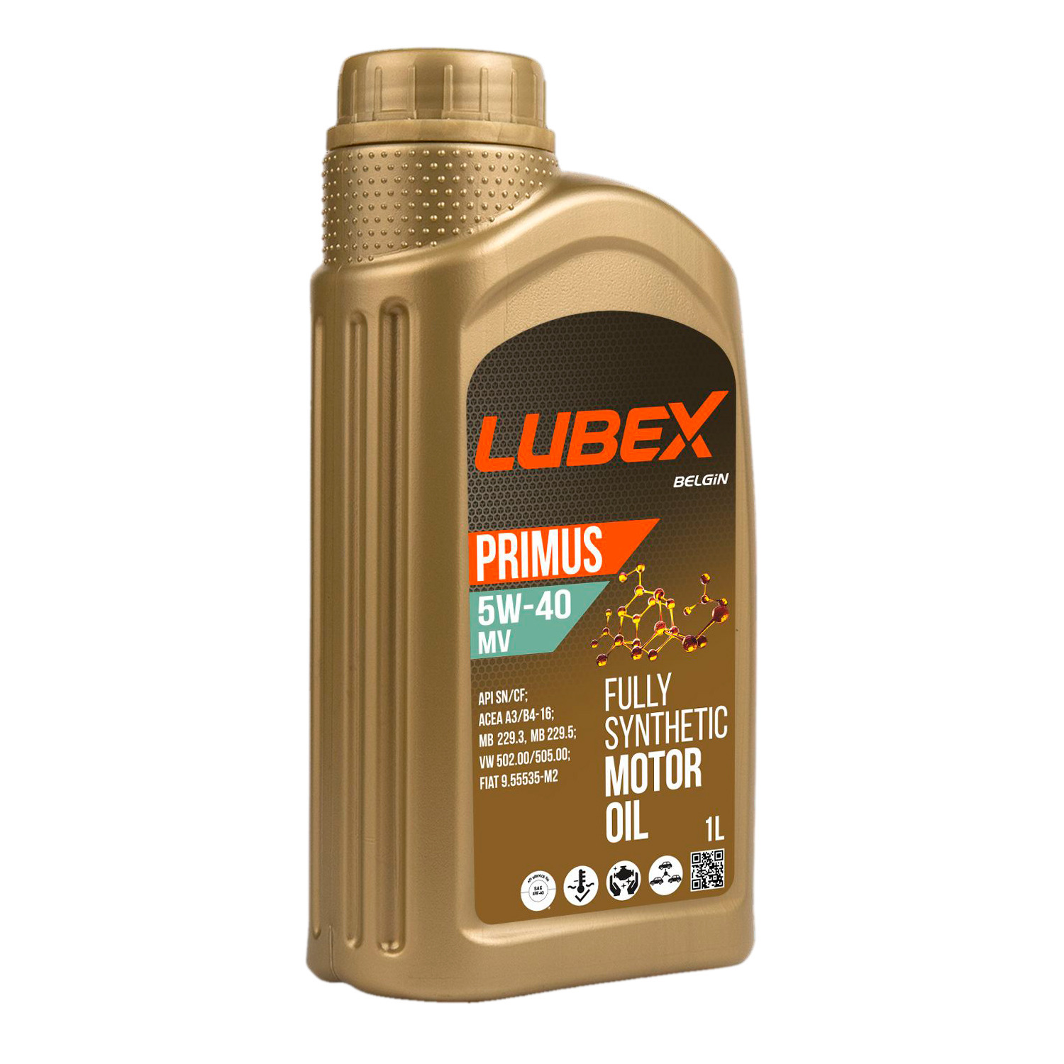 Моторное масло LUBEX PRIMUS MV 5W40 1л