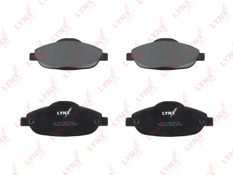 

Колодки тормозные передние дисковые Peugeot 308 CC/308 I/308 SW I 07>16 Lynx BD6102