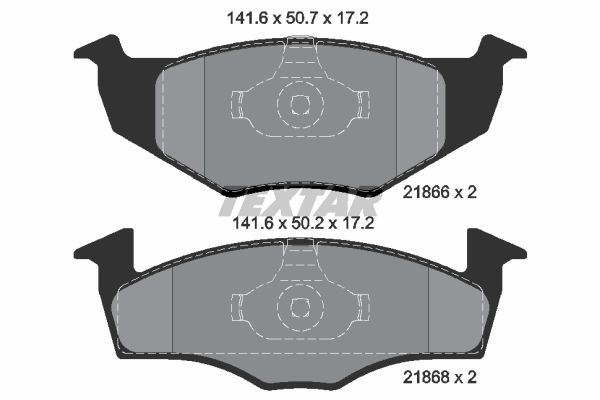 

Тормозные колодки Textar дисковые 2186602