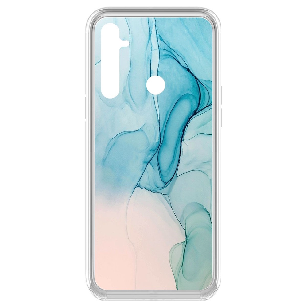 

Чехол-накладка Krutoff Clear Case Абстракт разводы для Realme 6i