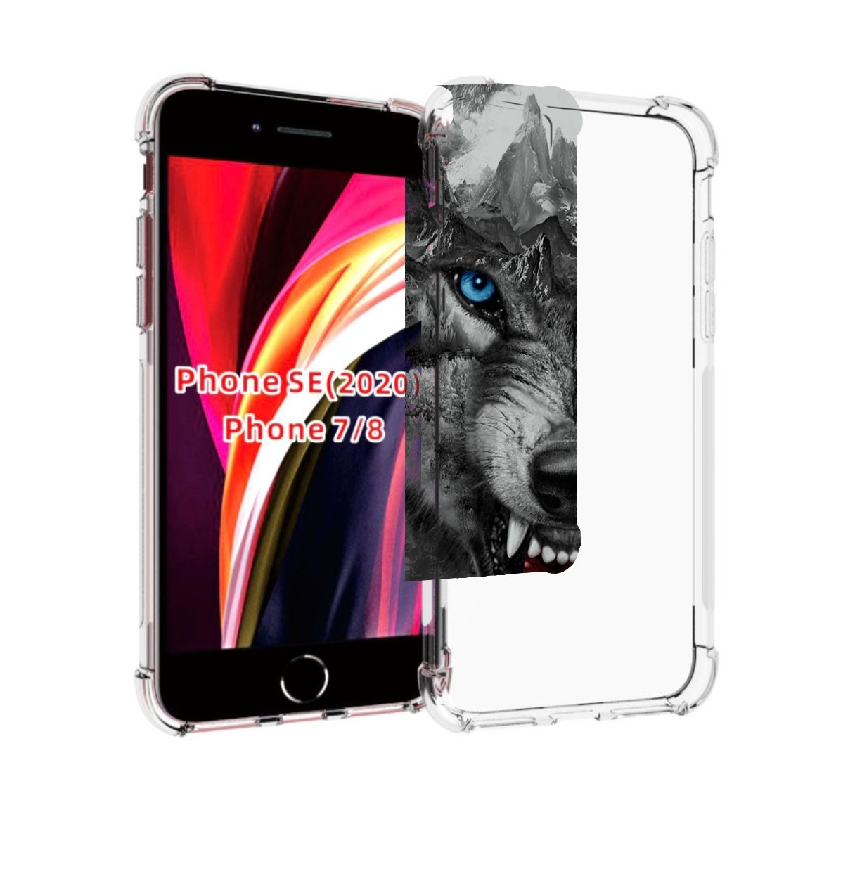 

Чехол MyPads Волк-частица мужской для iPhone 7 4.7 / iPhone 8 / iPhone SE 2 (2020), Прозрачный, Tocco