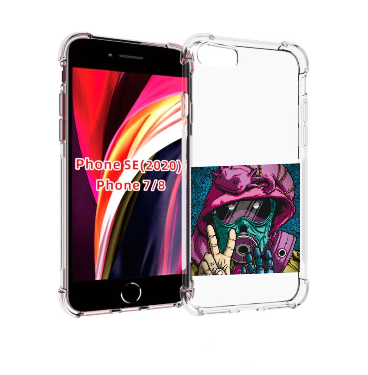 

Чехол MyPads Всем-мир для iPhone 7 4.7 / iPhone 8 / iPhone SE 2 (2020), Прозрачный, Tocco