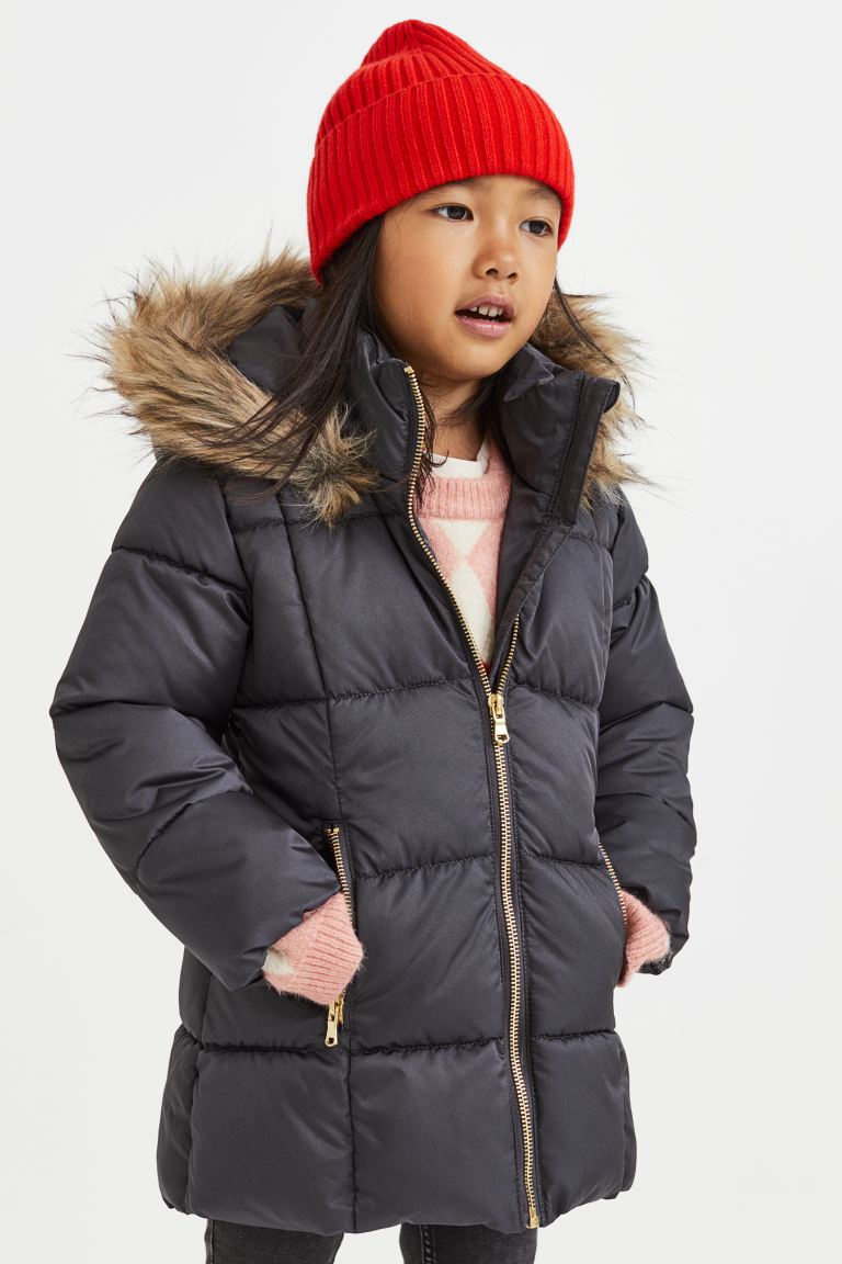 

Куртка детская H&M 1075640, цвет темно-серый, размер 104 (доставка из-за рубежа), 1075640