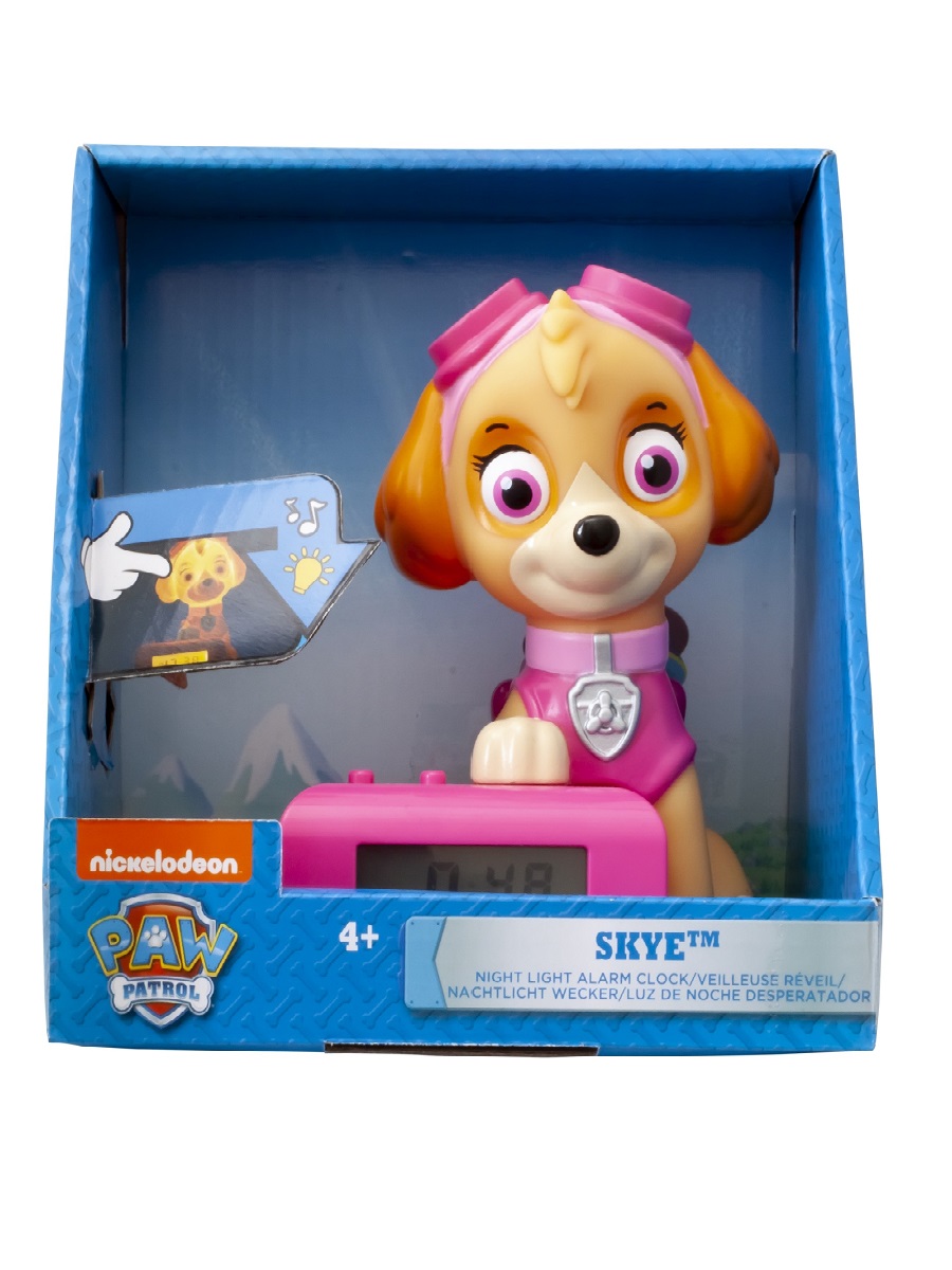 фото Будильник bulbbotz paw patrol skye (скай), высота 15,24 см