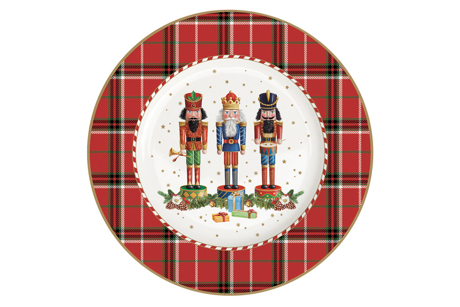 

Тарелка закусочная Easy Life Щелкунчик винтажный 19см, фарфор EL-R0944/VNUT_