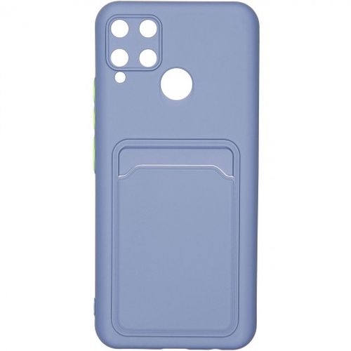 фото Чехол carmega для realme c15 card blue