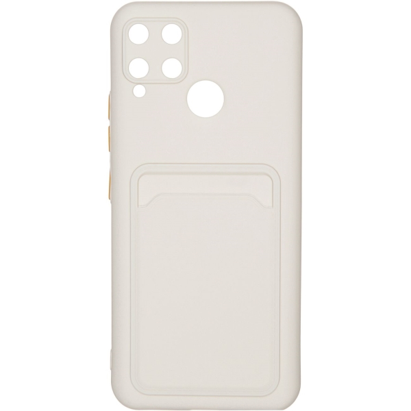 фото Чехол carmega car-sc-rlmc15cswh для realme c15 card white