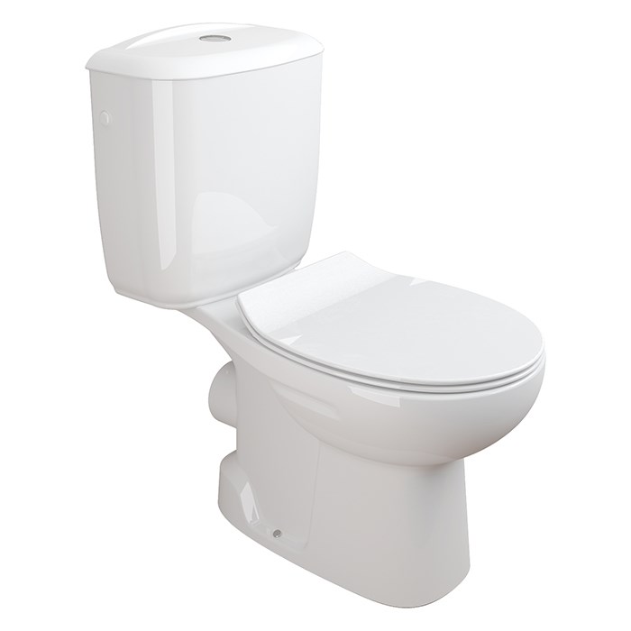 

Унитаз-компакт Sanitana Munique S10073323400000 с бачком S10073766600000, белый