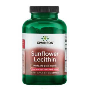 Подсолнечный лецитин SWANSON Sunflower Lecithin капсулы 1,200 мг 90 шт.