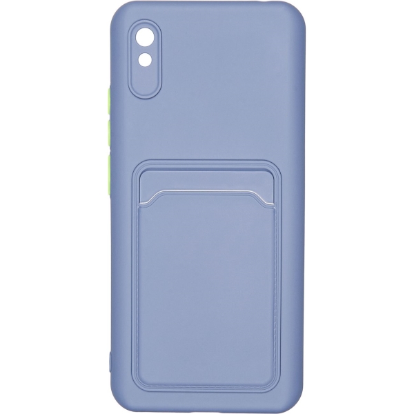 фото Чехол carmega car-sc-rdm9acsbl для redmi 9a card blue