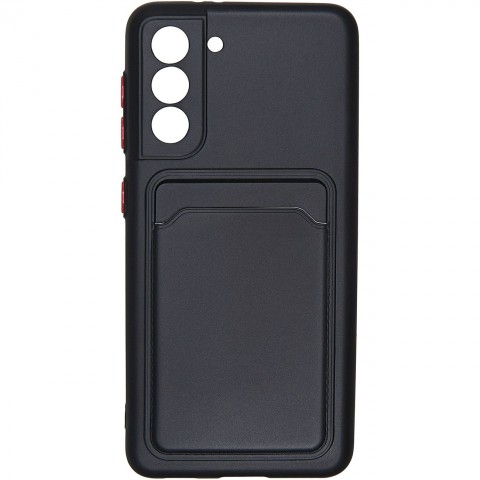 фото Чехол carmega для samsung galaxy s21 card black (car-sc-smgls21csbk)