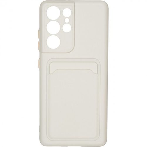 фото Чехол carmega для samsung galaxy s21 card white