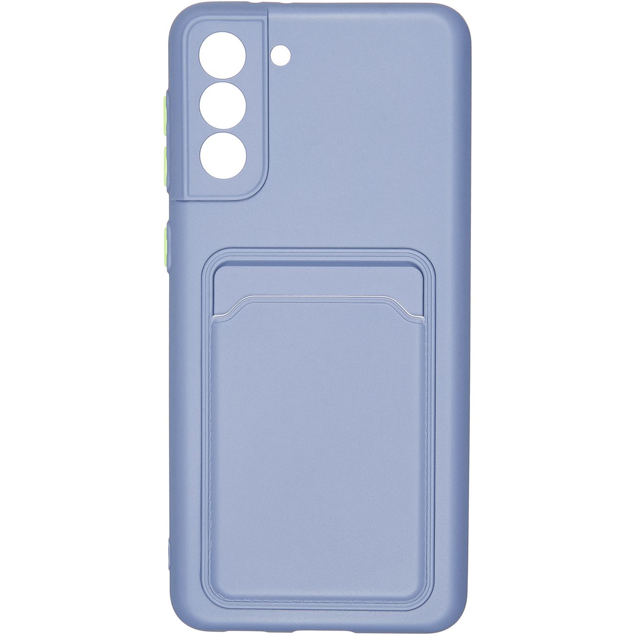 фото Чехол carmega для samsung galaxy s21 plus card blue