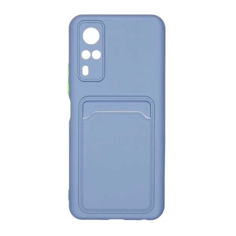 фото Чехол carmega для vivo y31 card blue (car-sc-vvy31csbl)