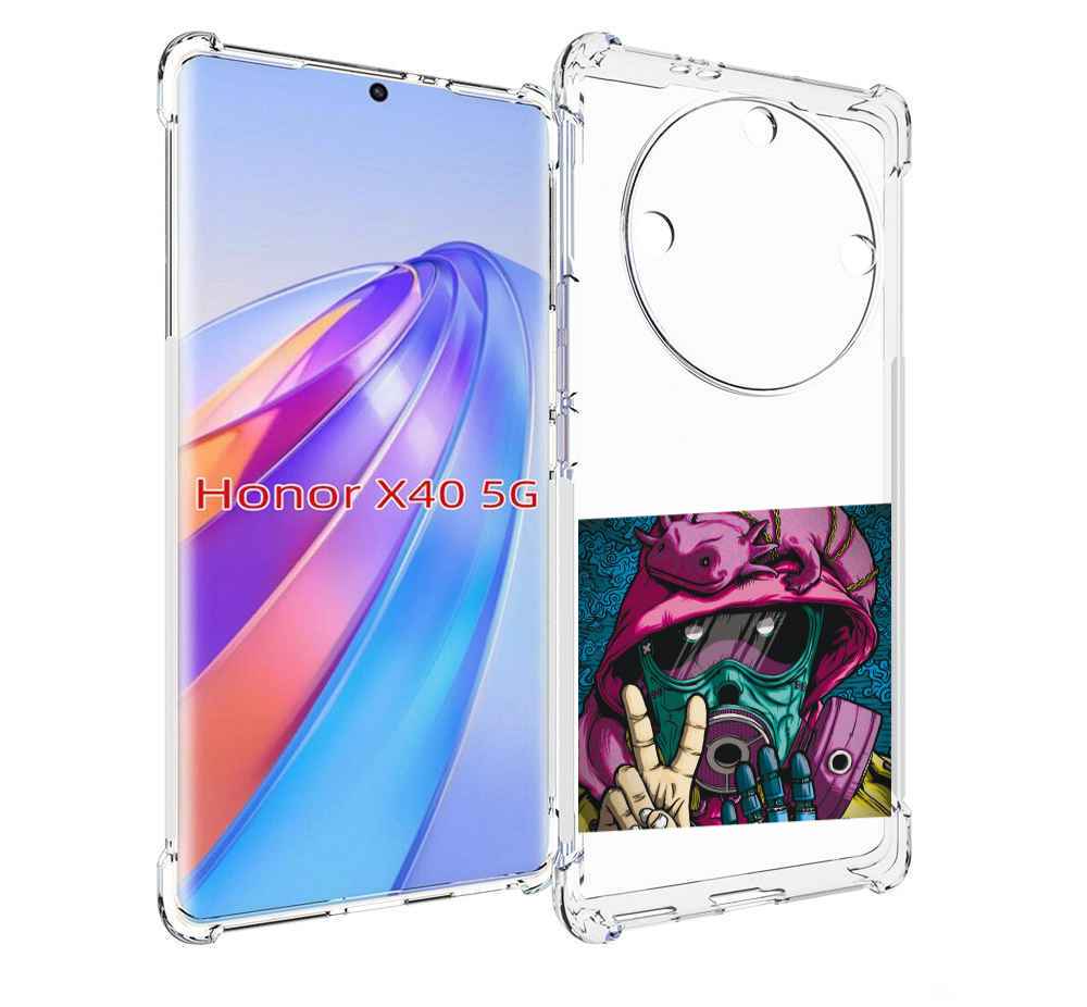 

Чехол MyPads Всем-мир для Honor X40, Прозрачный, Tocco