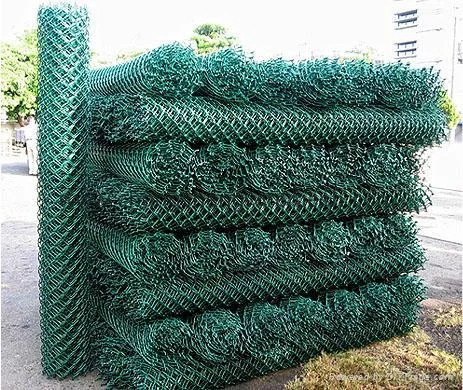 фото Сетка плетёная рабица пвх 55х55х2,5 мм (рулон 1,5х10 м) нет