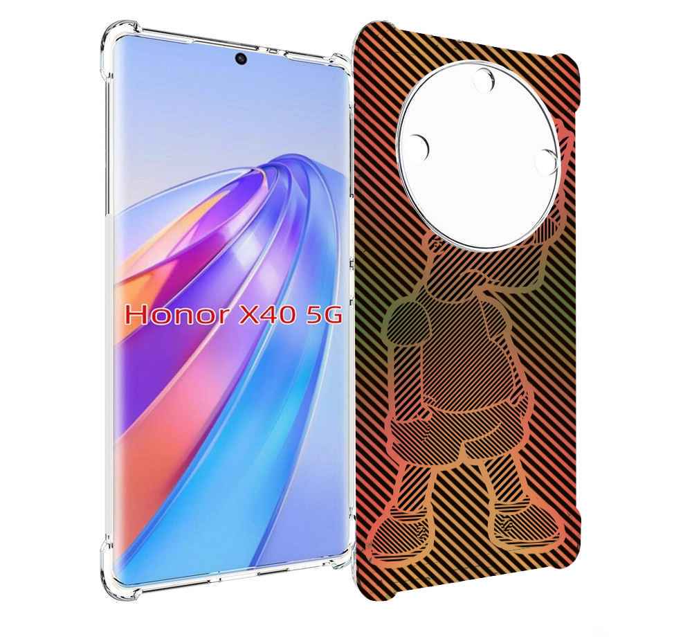 

Чехол MyPads Графический-Барт-Симпсон для Honor X40, Прозрачный, Tocco