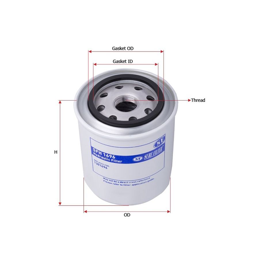 

Фильтр Гидравлический SURE FILTER SFH1696