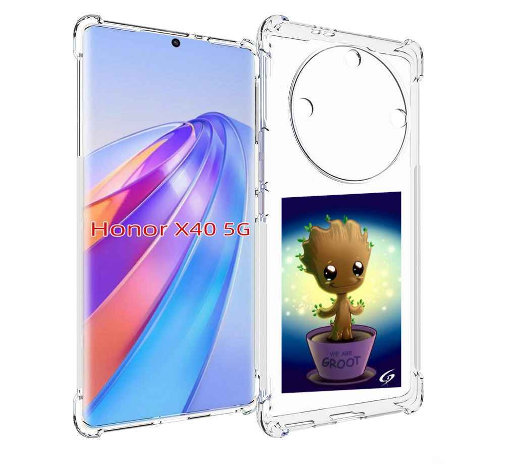 

Чехол MyPads Грут для Honor X40, Прозрачный, Tocco