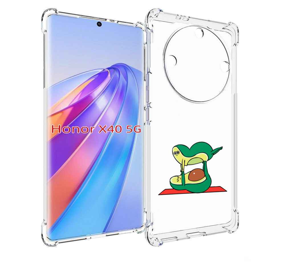 

Чехол MyPads Две-половинки для Honor X40, Прозрачный, Tocco
