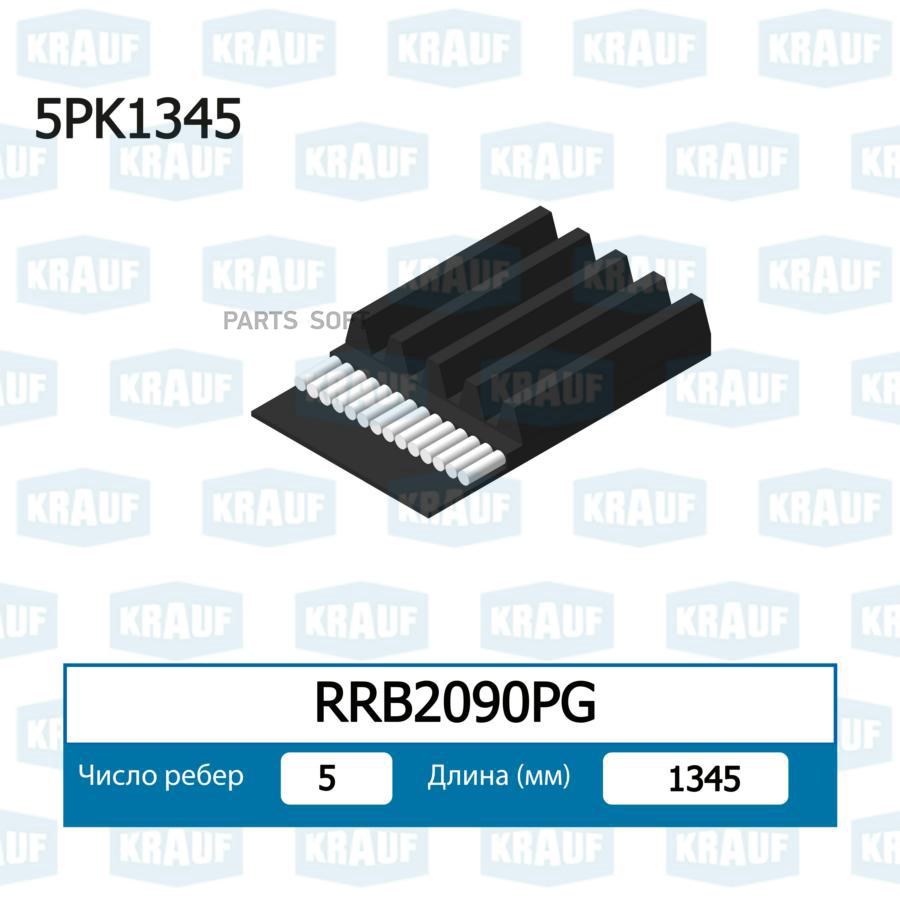 

Ремень Поликлиновой Krauf арт. RRB2090PG