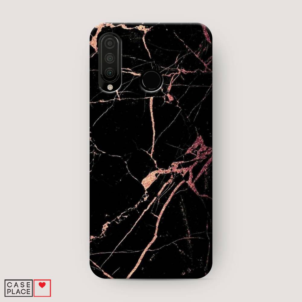 

Чехол Awog "Мрамор розовое золото" для Huawei P30 Lite