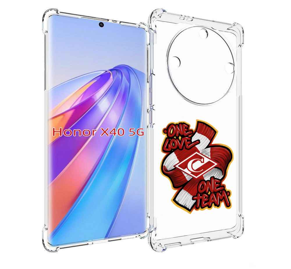 

Чехол MyPads Одна любовь-Спартак для Honor X40, Прозрачный, Tocco