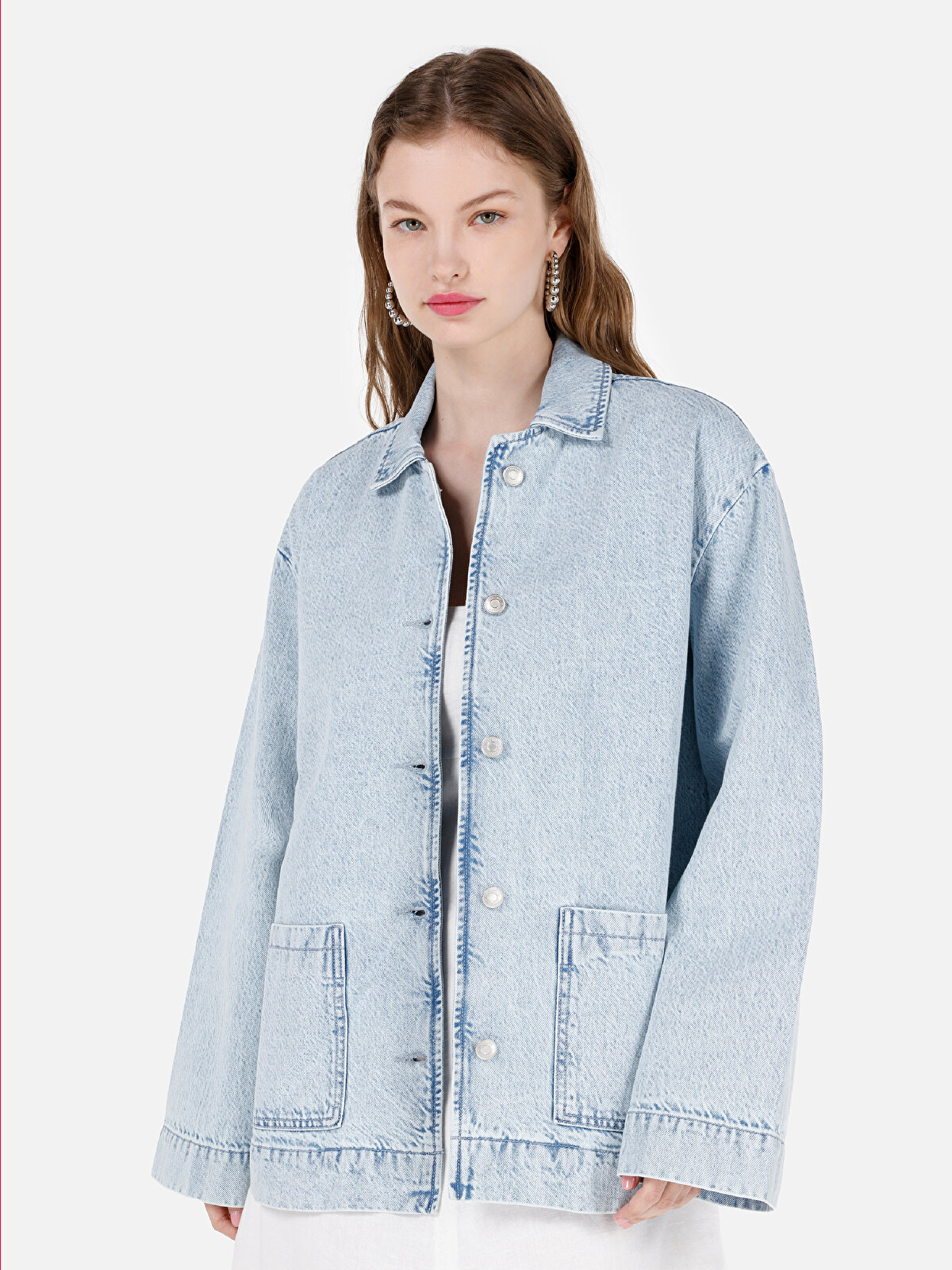 

Жакет женский Colin's CL1069643 голубой M/L, CL1069643