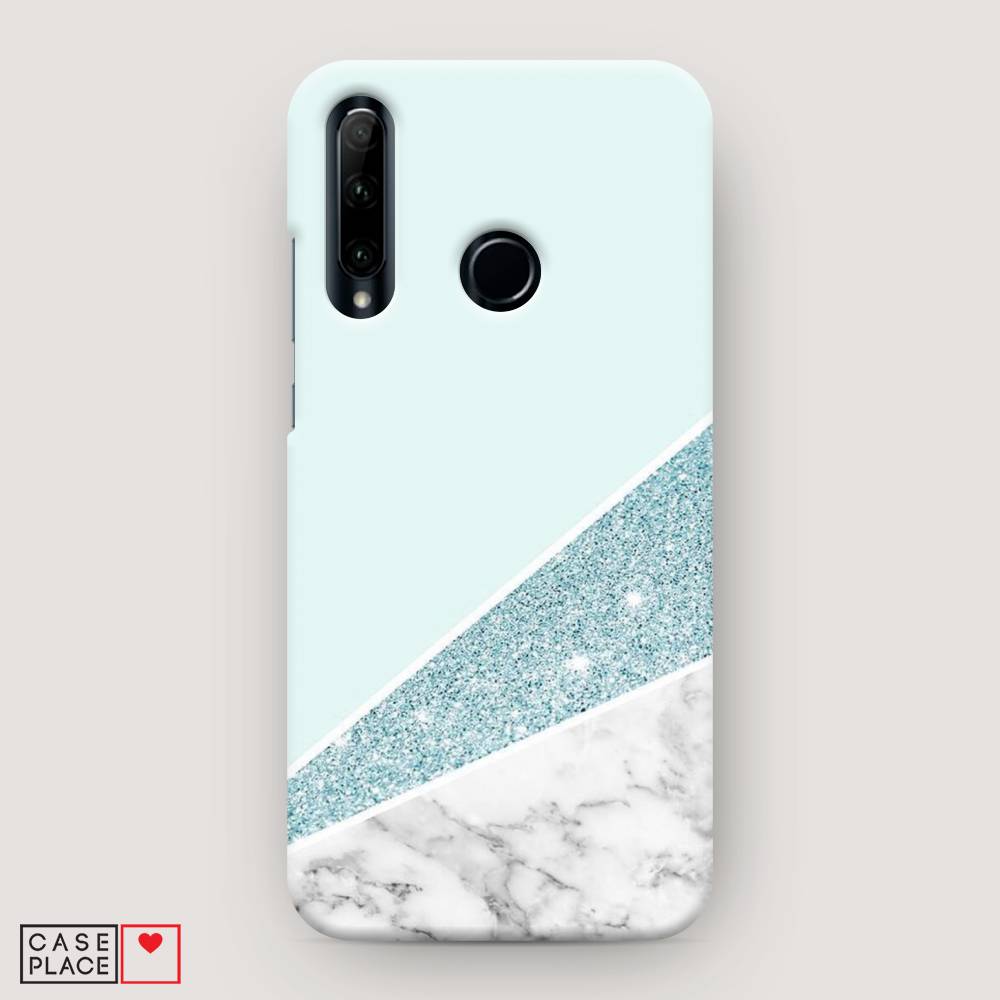 

Чехол Awog "Мрамор с голубыми блестками" для Honor 20 Lite 2019, 68920-2