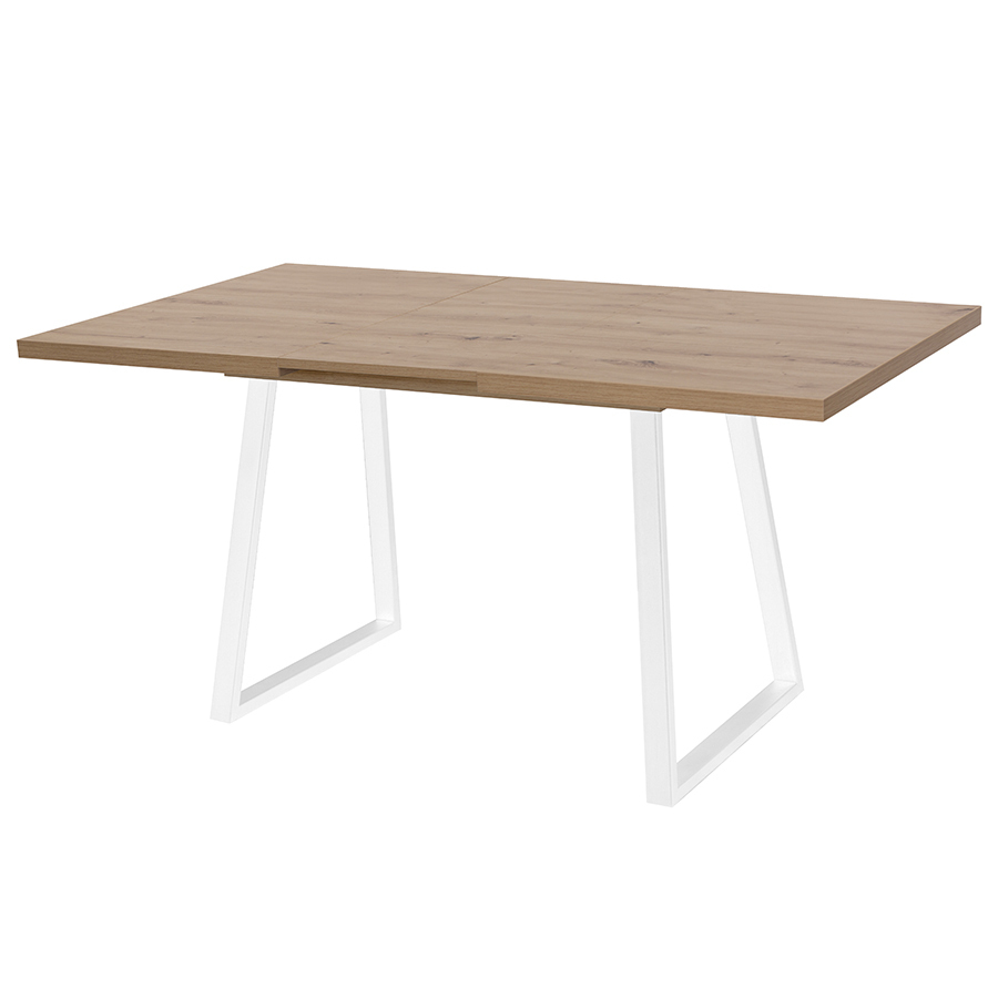Стол обеденный раздвижной Delicatex LOFT artisan white 120(160)x80x75 см
