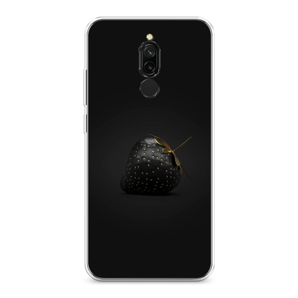 

Чехол Awog на Xiaomi Redmi 8 "Черная клубника", Разноцветный, 37150-10