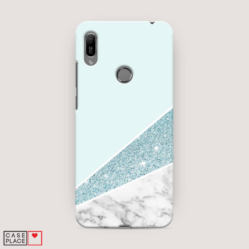 

Чехол Awog "Мрамор с голубыми блестками" для Honor 8A (8A Pro/Prime)